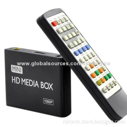 Mini Full HD 1080p Media Players, Support Plug-and-play and Most Popular HD Formats